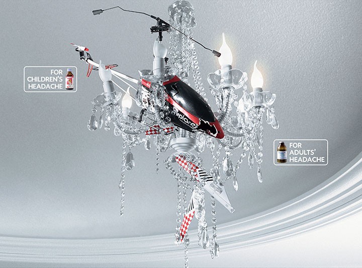 Helicopter VS Chandelier